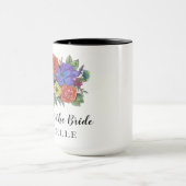 Braut- oder Bräutigam-Mutter-Bouquet mit Namen Tasse (Zentrum)