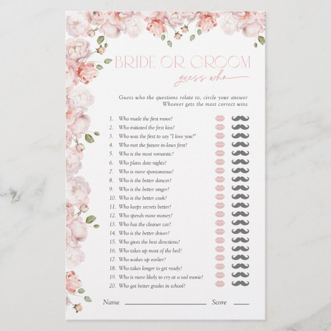 Braut oder Bräutigam, rate wer - Rosa Brautparty-S (Vorderseite)