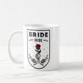 Braut oder Die Hochzeitstich Junggeselinnen-Abschi Kaffeetasse (Links)