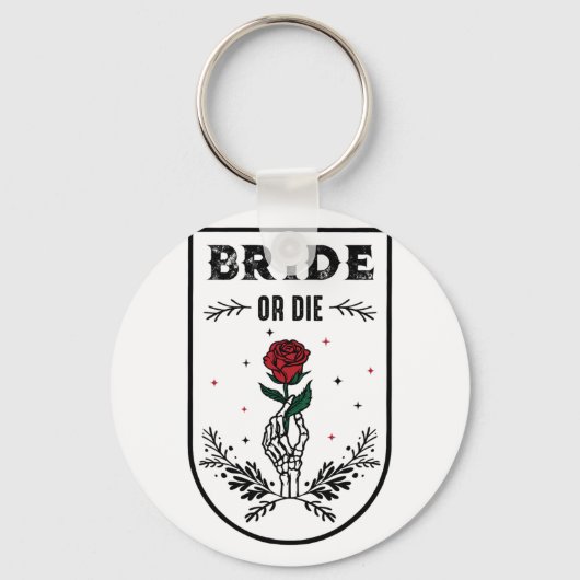 Braut oder Die Hochzeitstich Junggeselinnen-Abschi Schlüsselanhänger (Vorderseite)