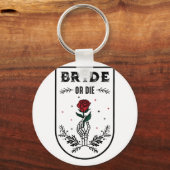 Braut oder Die Hochzeitstich Junggeselinnen-Abschi Schlüsselanhänger (Vorderseite)