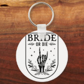 Braut oder Die Hochzeitstich Junggeselinnen-Abschi Schlüsselanhänger (Vorderseite)