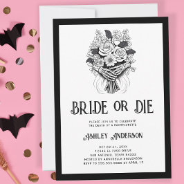 Braut oder Die Junggeselinnen-Abschied Wochenende Einladung