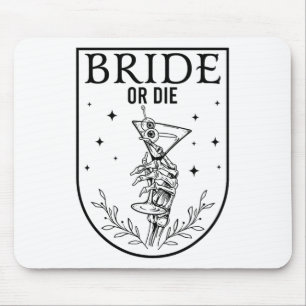 Braut oder Die lustige Jahreszeit Halloween Hochze Mousepad