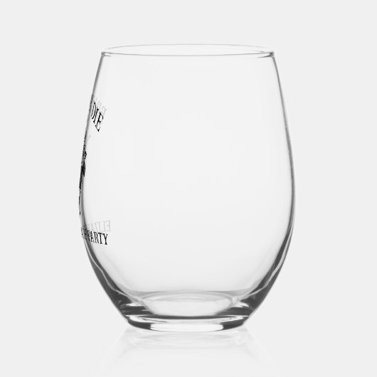 Braut oder Die Personalisierte Jungfernhäupter bis Weinglas Ohne Stiel (Links)