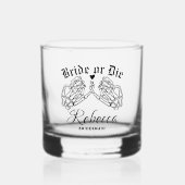 Braut oder Die Personalisierte Jungfernhäupter bis Whiskyglas (Vorderseite)