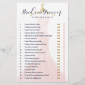 Braut oder Groom Chic Pink Hochzeitskleid Duschspi (Vorderseite)