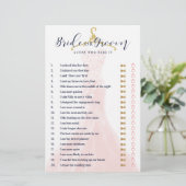 Braut oder Groom Chic Pink Hochzeitskleid Duschspi (Stehend Vorderseite)