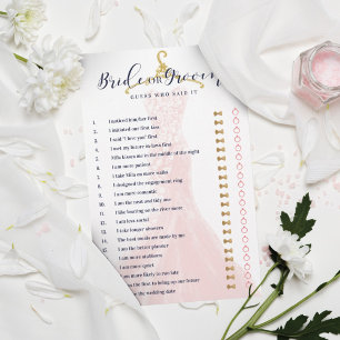 Braut oder Groom Chic Pink Hochzeitskleid Duschspi
