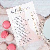 Braut oder Groom Chic Pink Hochzeitskleid Duschspi Einladung