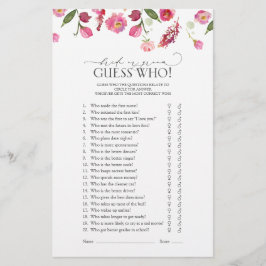 Braut oder Groom Guess, die Brautparty pink spiele