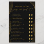 Braut oder Groom Ratgeber, der sagte, es Spiel Bla (Vorderseite)