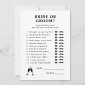 Braut oder Groom sagte er, sie sagte Brautparty Ga Einladung (Vorderseite)