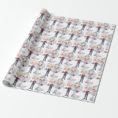 Braut oder Hochzeit Geschenkpapier (Ungerollt)