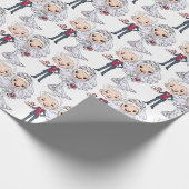 Braut oder Hochzeit Geschenkpapier (Ecke)