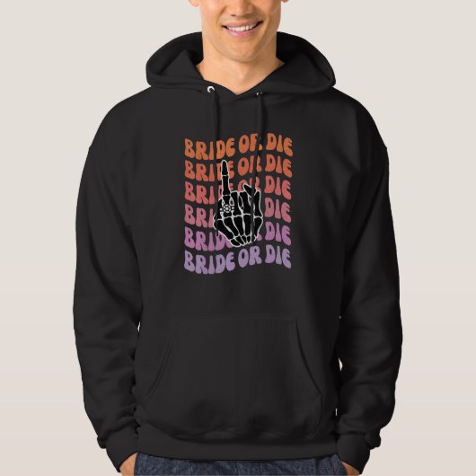 Braut oder stirb bis dass der Tod uns scheidet Jun Hoodie (Vorderseite)