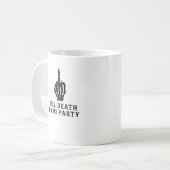 Braut oder stirb, bis der Tod uns scheidet Kaffeetasse (Vorderseite Links)