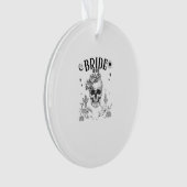 Braut Oder Stirb Bis Der Tod Uns Trennt Gothic Jun Ornament (Vorderseite)