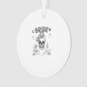 Braut Oder Stirb Bis Der Tod Uns Trennt Gothic Jun Ornament (Vorderseite)