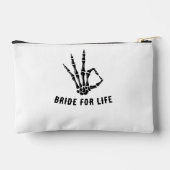 Braut oder stirb Skeleton Rockstar Handtasche (Rückseite)