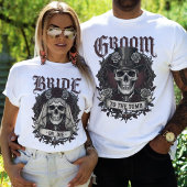 Braut oder stirb Totenkopf Frau Ehefrau Gothic Hoc T-Shirt