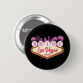 Braut Party Bride Las Vegas 2025 Bachelorette Button (Vorne & Hinten)