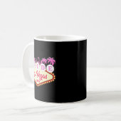 Braut Party Bride Las Vegas 2025 Bachelorette Kaffeetasse (Vorderseite Links)