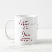 Braut Pink Peony Hochzeit Kaffeetasse (Links)