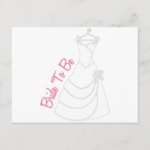 Braut Postkarte