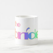 BRAUT-REGENBOGEN-TEXT KAFFEETASSE (Mittel)