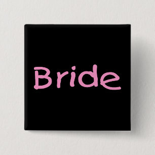 Braut (rosa) button