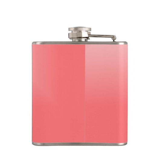 Braut Rosa und Schwarz Flachmann (Rückseite)