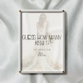 Braut schätzen, wie viele Küsse Bridgame Poster