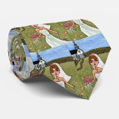 Braut schön - Krawatte (Gerollt)