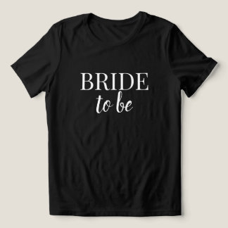 Braut Schwarz-Weiß T-Shirt Tri-Blend Shirt