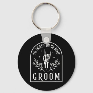 Braut Skelett Gothic Halloween Verlobung Hochzeit Schlüsselanhänger