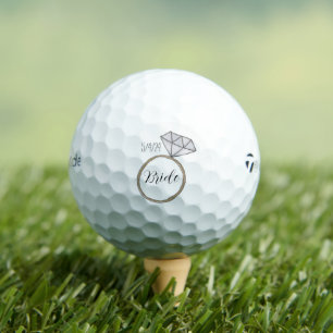Braut-Skript Hochzeitsdatum Golfball