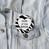 Braut-Sohn Button (Beispiel)