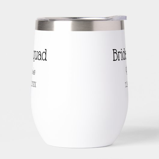 Braut Squad Brautjungfer Name Junggesellinnenabsch (Links)