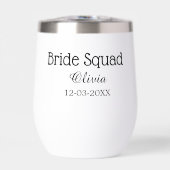 Braut Squad Brautjungfer Name Junggesellinnenabsch (Vorderseite)