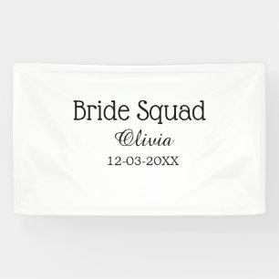 Braut Squad Brautjungfer Name Junggesellinnenabsch Banner