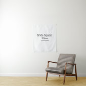 Braut Squad Brautjungfer Name Junggesellinnenabsch Wandteppich (Beispiel)