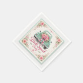 Braut-Squad-Brautjungfernabschied-Servietten Serviette (Ecke)