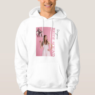 Braut-Squad Foto Hoodie   Personalisierter Jungges