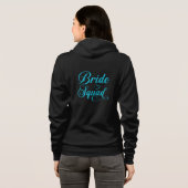 Braut-Squad-Kapuzenpullover Hoodie (Schwarz voll)
