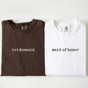 Braut-Squad   Modernes minimalistisches Drehbuch f T-Shirt