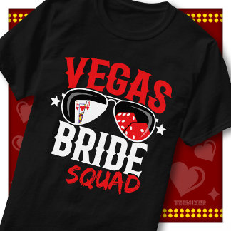 Braut Squad Vegas Junggesellinnenabschied Casino S T-Shirt