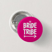 Braut-Stamm-Brautjungferndiamantknopf Button (Vorne & Hinten)