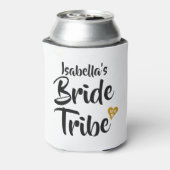 Braut-Stamm-Golddatums-Herz personalisiert Dosenkühler (Kanne Rückseite)