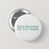 Braut-Stiefbruder-Knopf Button (Vorne & Hinten)